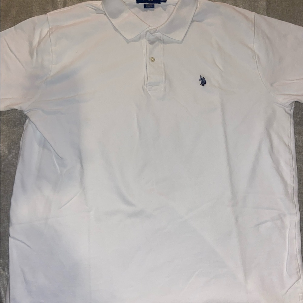 U.S. Polo Assn. White Polo Shirt
